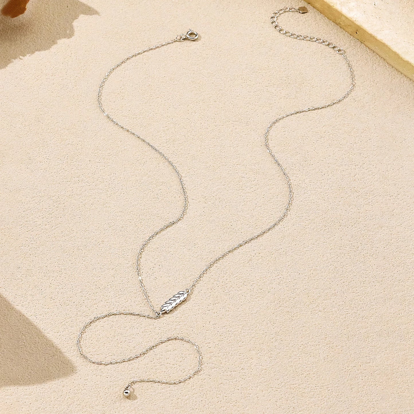 Etterna Wheat Leaf Pendant Gold/Silver